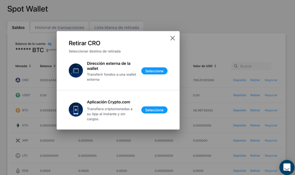 como sacar mi dinero de crypto.com